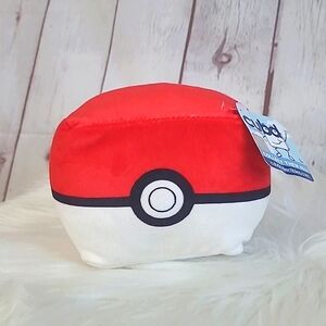 🆕️NWT Cubd Pokémon Collectible Square Classic Pokeball Plush Stuffed Toy 6 Inch
